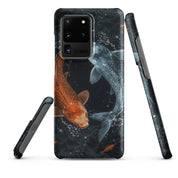 Foto di - Cover Resistente e Sottile Samsung - Compatibile con Ricarica Wireless - Pesci Ying e Yang-Smartphone-Biiply