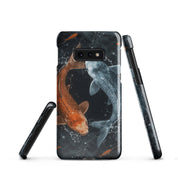 Foto di - Cover Resistente e Sottile Samsung - Compatibile con Ricarica Wireless - Pesci Ying e Yang-Smartphone-Biiply