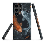 Foto di - Cover Resistente e Sottile Samsung - Compatibile con Ricarica Wireless - Pesci Ying e Yang-Smartphone-Biiply