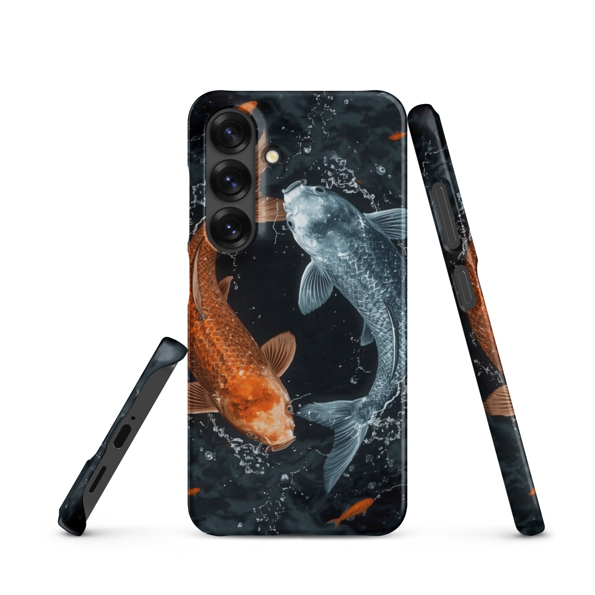 Foto di - Cover Resistente e Sottile Samsung - Compatibile con Ricarica Wireless - Pesci Ying e Yang-Smartphone-Biiply