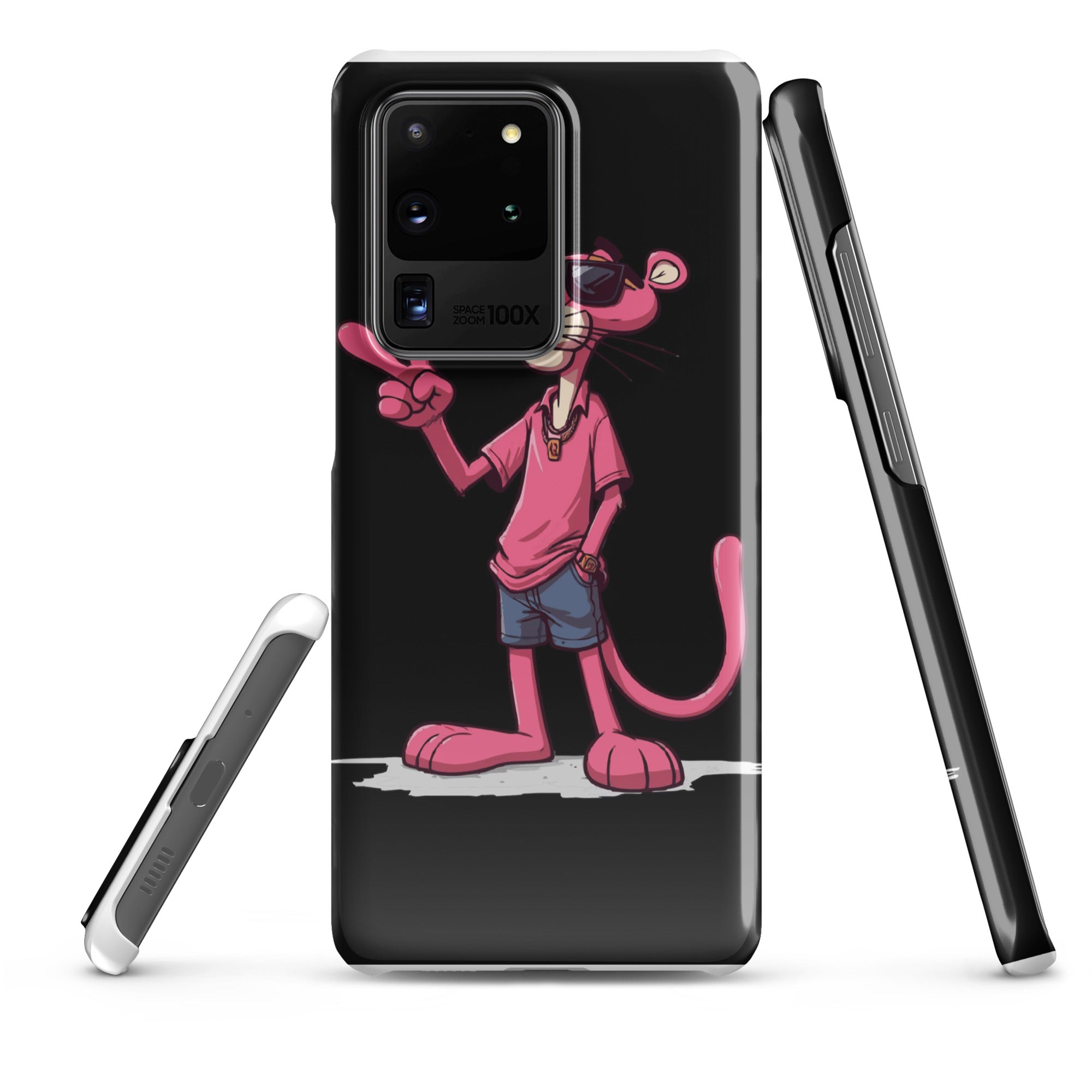 Foto di - Cover Resistente e Sottile Samsung - Compatibile con Ricarica Wireless - Pink Panter-Biiply