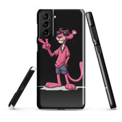 Foto di - Cover Resistente e Sottile Samsung - Compatibile con Ricarica Wireless - Pink Panter-Biiply