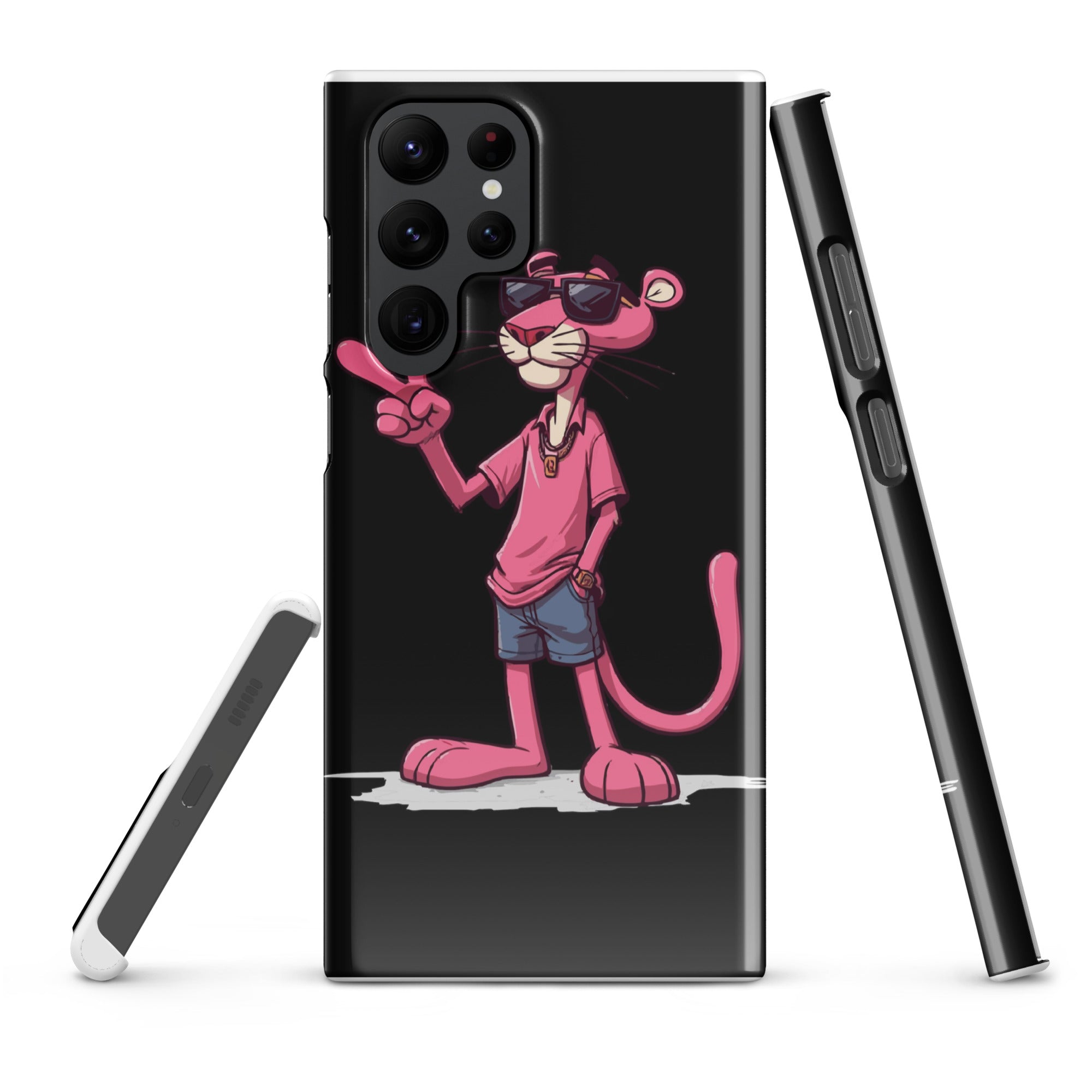 Foto di - Cover Resistente e Sottile Samsung - Compatibile con Ricarica Wireless - Pink Panter-Biiply