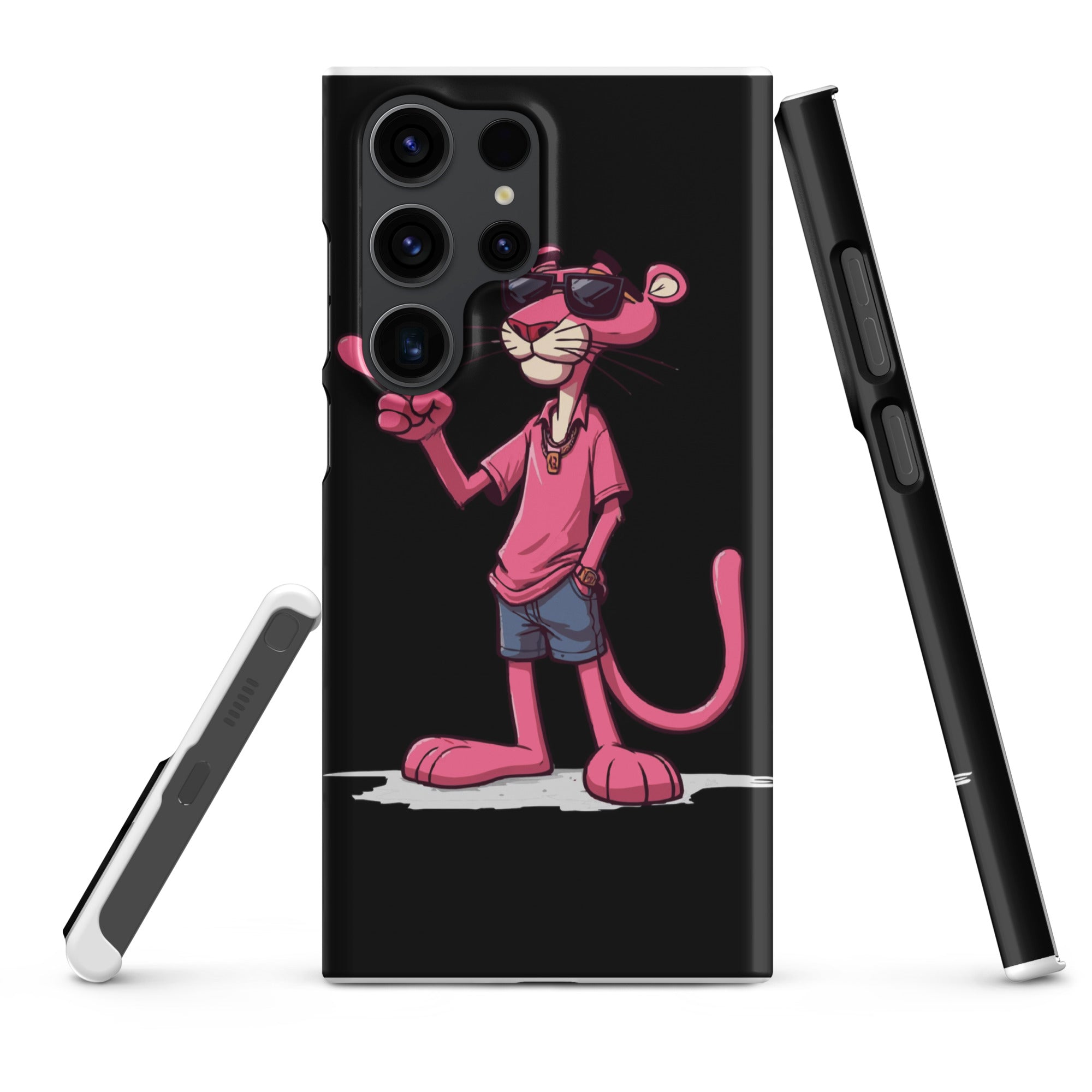 Foto di - Cover Resistente e Sottile Samsung - Compatibile con Ricarica Wireless - Pink Panter-Biiply