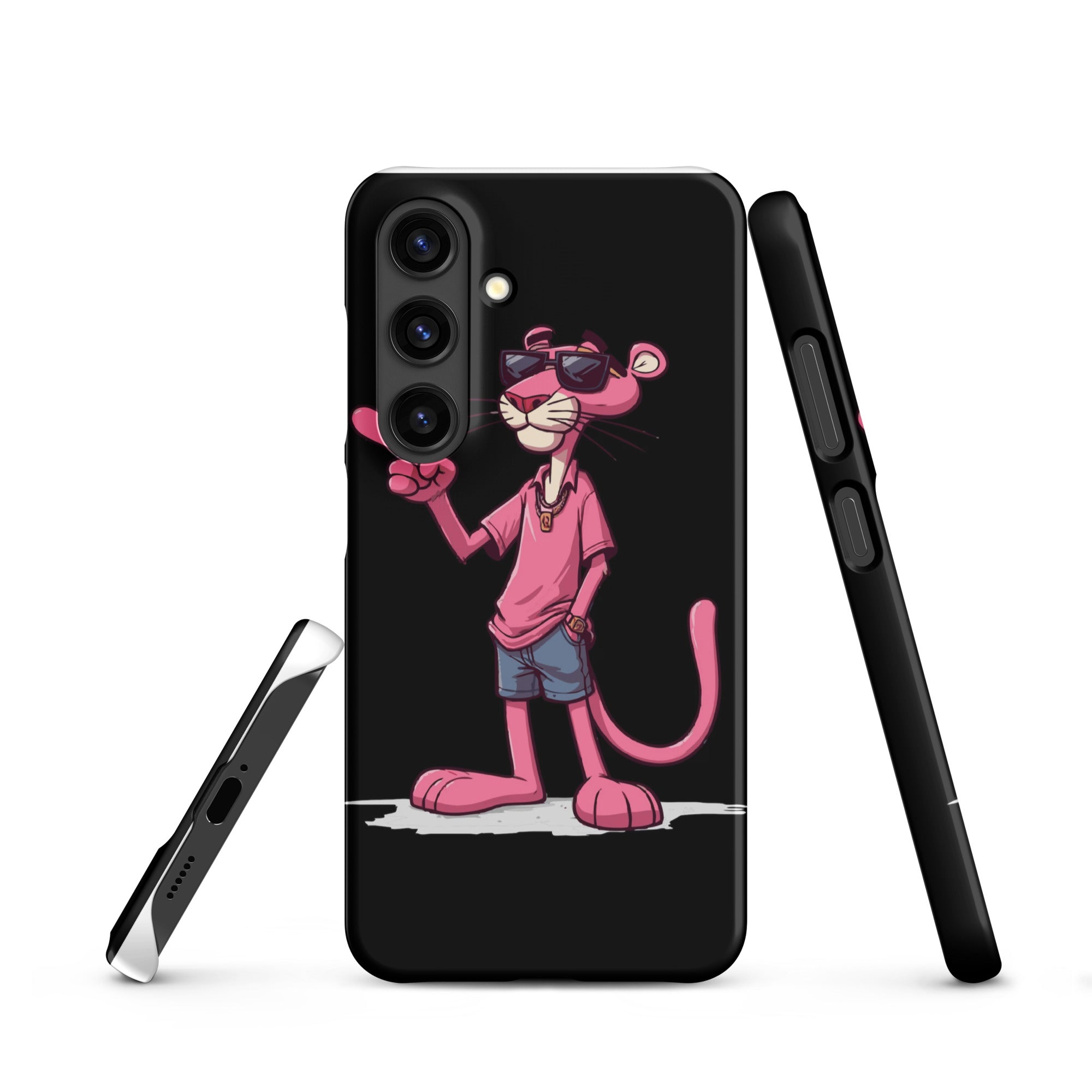 Foto di - Cover Resistente e Sottile Samsung - Compatibile con Ricarica Wireless - Pink Panter-Biiply