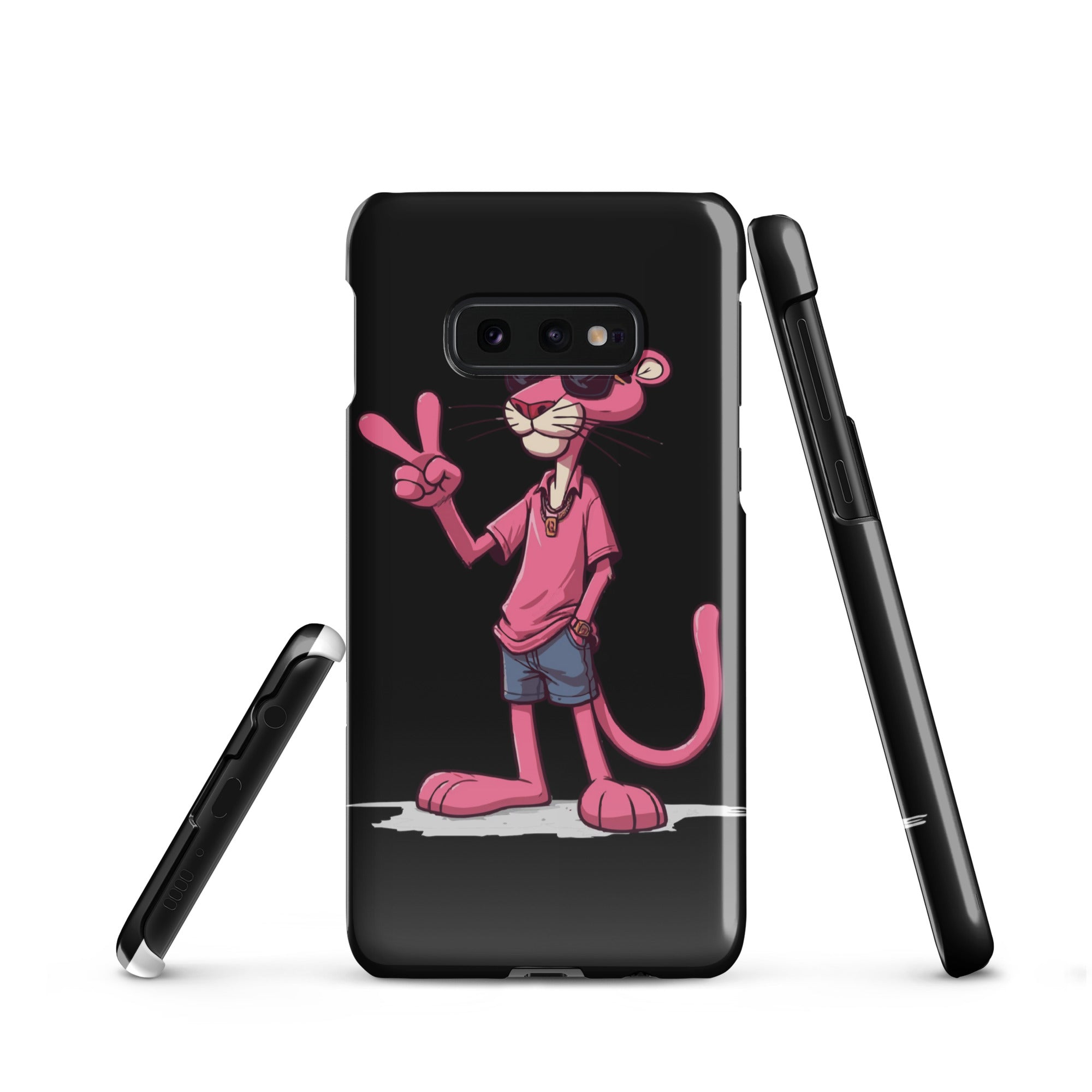 Foto di - Cover Resistente e Sottile Samsung - Compatibile con Ricarica Wireless - Pink Panter-Biiply