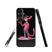 Foto di - Cover Resistente e Sottile Samsung - Compatibile con Ricarica Wireless - Pink Panter-Biiply