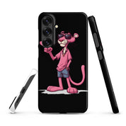 Foto di - Cover Resistente e Sottile Samsung - Compatibile con Ricarica Wireless - Pink Panter-Biiply