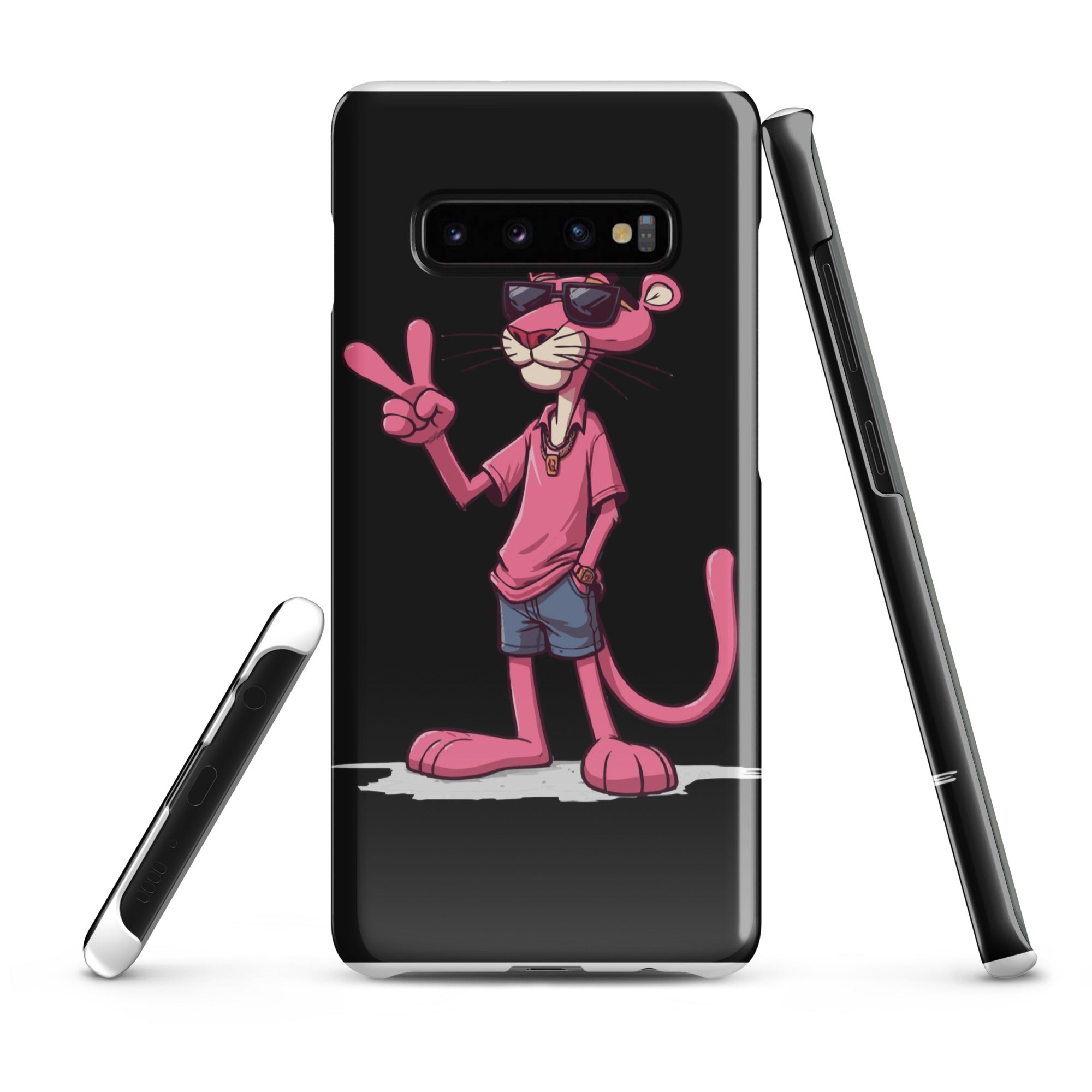 Foto di - Cover Resistente e Sottile Samsung - Compatibile con Ricarica Wireless - Pink Panter-Biiply