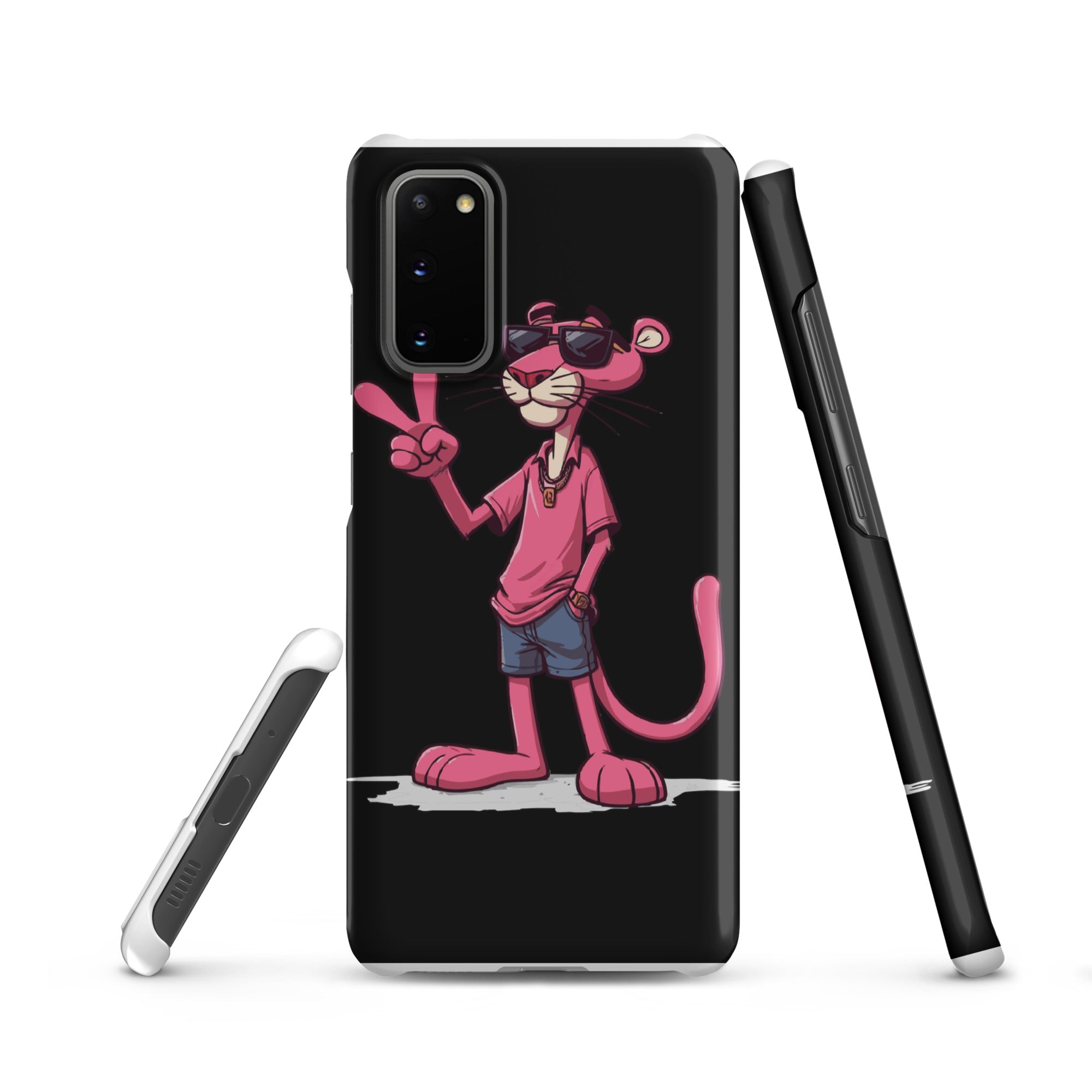 Foto di - Cover Resistente e Sottile Samsung - Compatibile con Ricarica Wireless - Pink Panter-Biiply