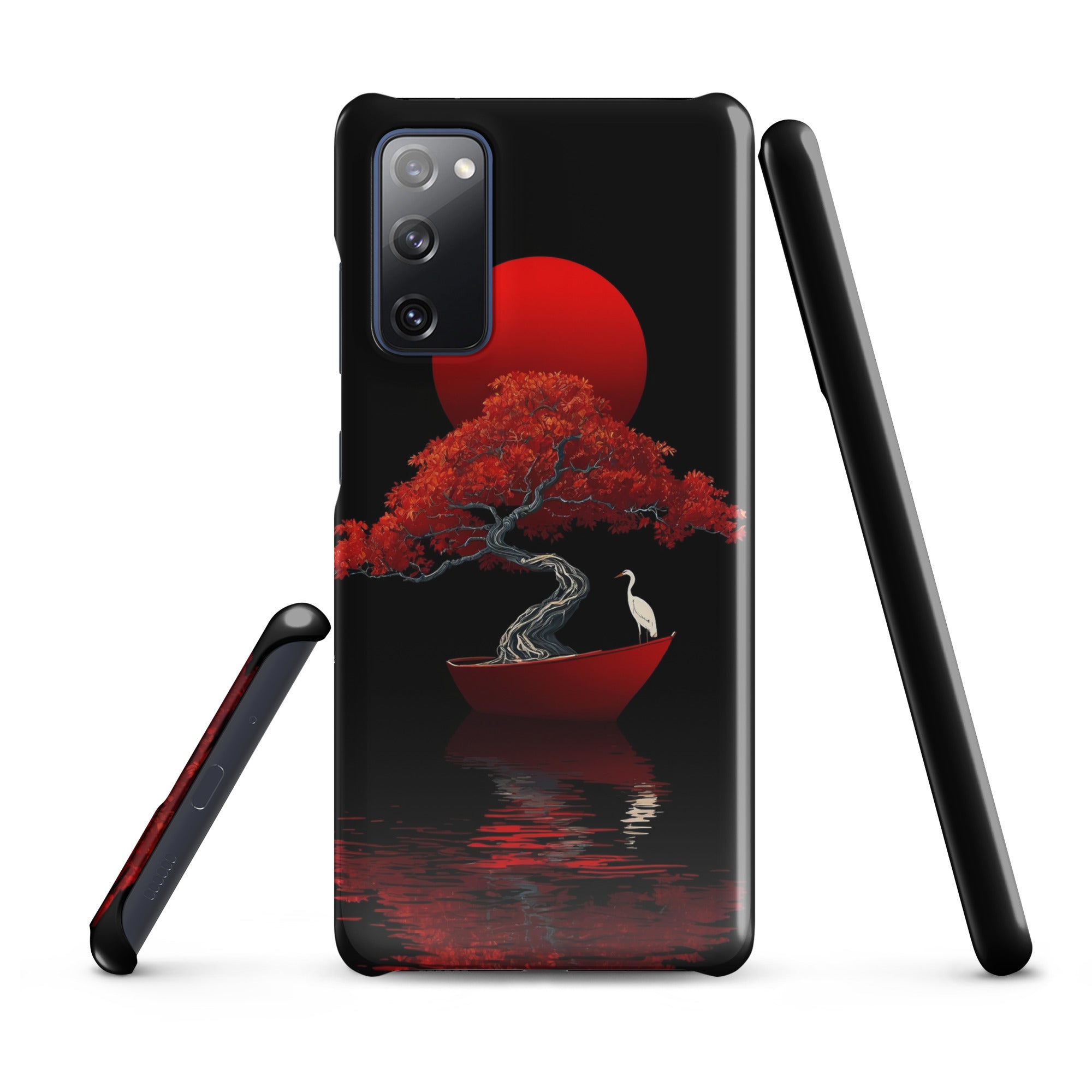 Foto di - Cover Resistente e Sottile Samsung - Compatibile con Ricarica Wireless - Red Moon Japan Style-Smartphone-Biiply