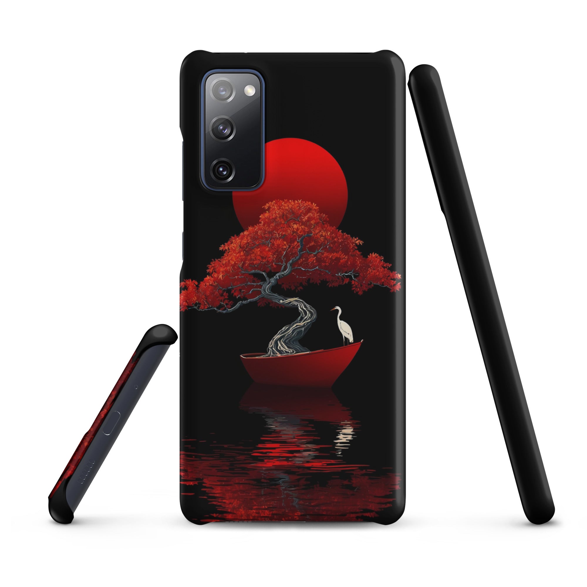 Foto di - Cover Resistente e Sottile Samsung - Compatibile con Ricarica Wireless - Red Moon Japan Style-Smartphone-Biiply