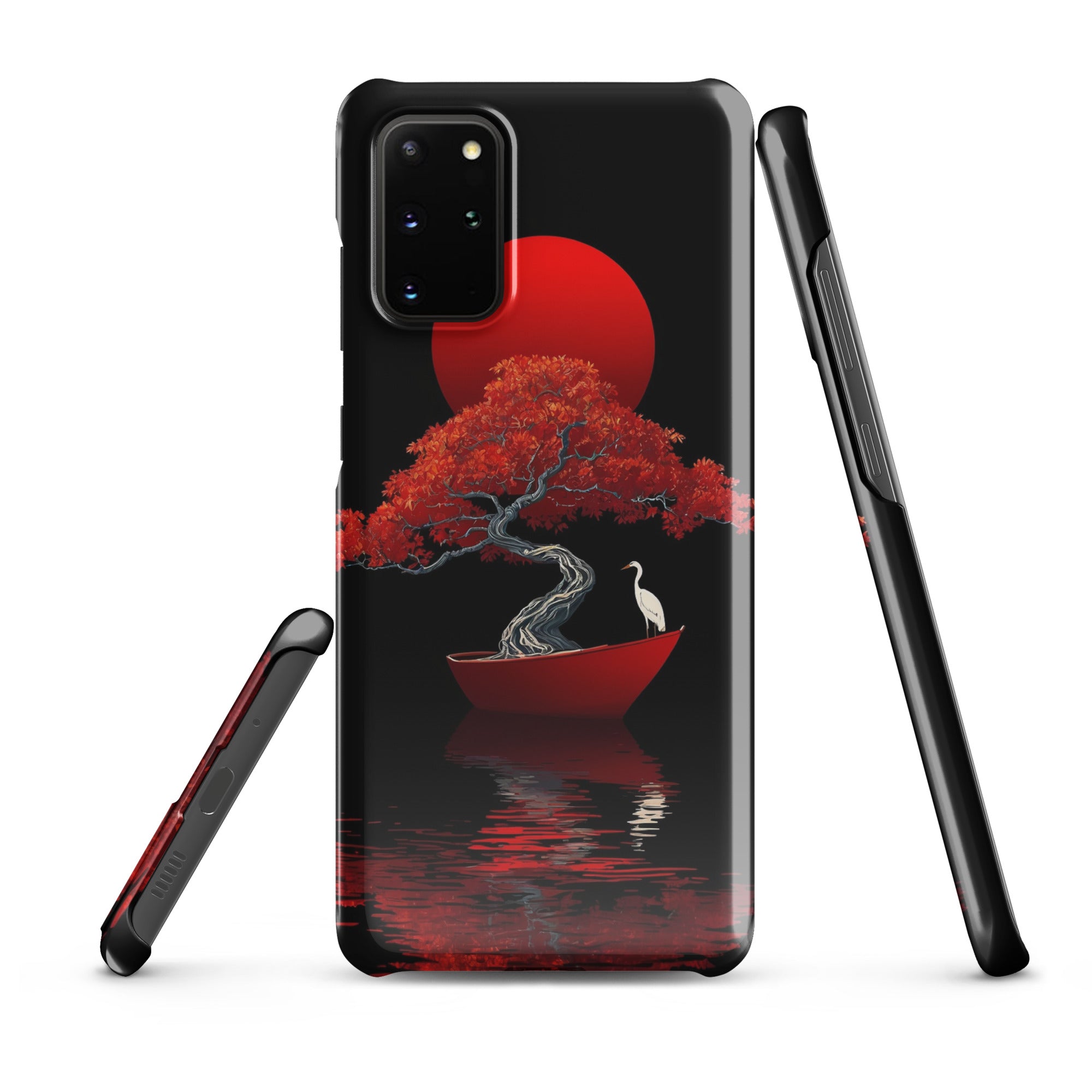 Foto di - Cover Resistente e Sottile Samsung - Compatibile con Ricarica Wireless - Red Moon Japan Style-Smartphone-Biiply