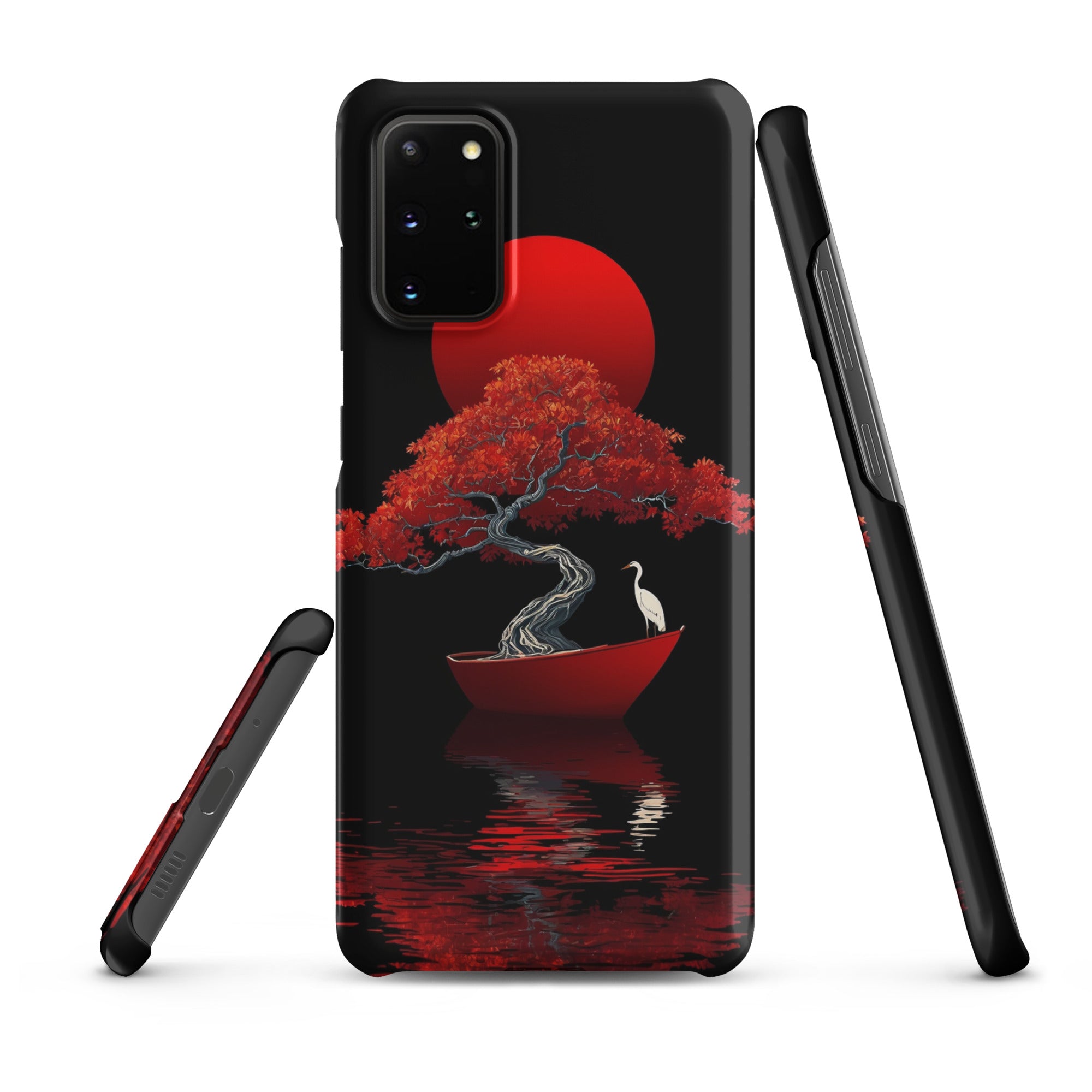 Foto di - Cover Resistente e Sottile Samsung - Compatibile con Ricarica Wireless - Red Moon Japan Style-Smartphone-Biiply