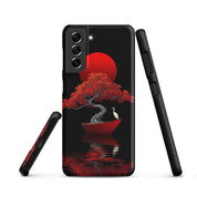 Foto di - Cover Resistente e Sottile Samsung - Compatibile con Ricarica Wireless - Red Moon Japan Style-Smartphone-Biiply
