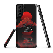 Foto di - Cover Resistente e Sottile Samsung - Compatibile con Ricarica Wireless - Red Moon Japan Style-Smartphone-Biiply