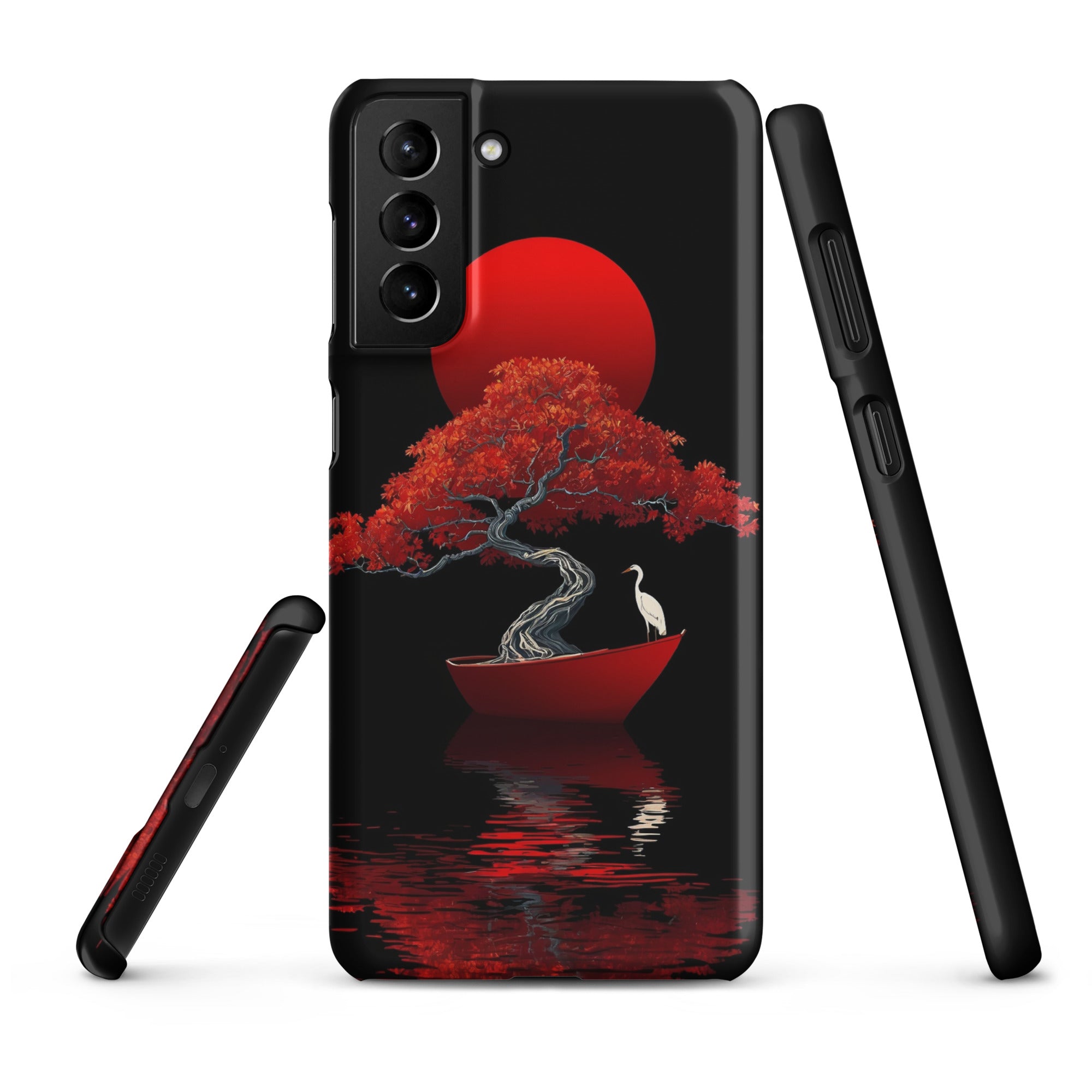 Foto di - Cover Resistente e Sottile Samsung - Compatibile con Ricarica Wireless - Red Moon Japan Style-Smartphone-Biiply