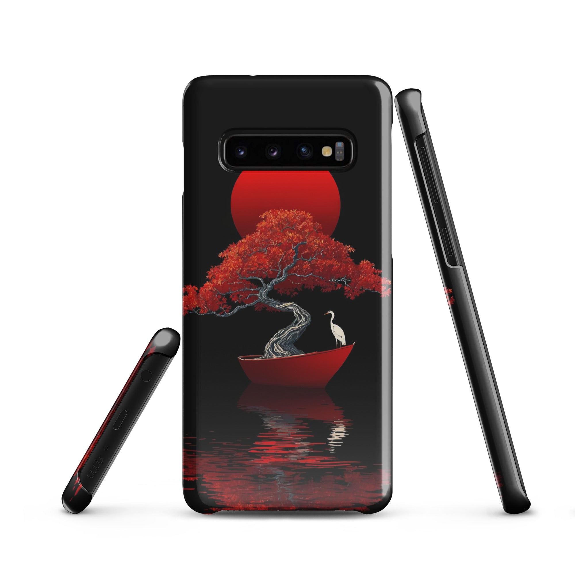 Foto di - Cover Resistente e Sottile Samsung - Compatibile con Ricarica Wireless - Red Moon Japan Style-Smartphone-Biiply