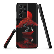 Foto di - Cover Resistente e Sottile Samsung - Compatibile con Ricarica Wireless - Red Moon Japan Style-Smartphone-Biiply