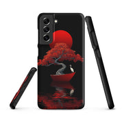 Foto di - Cover Resistente e Sottile Samsung - Compatibile con Ricarica Wireless - Red Moon Japan Style-Smartphone-Biiply
