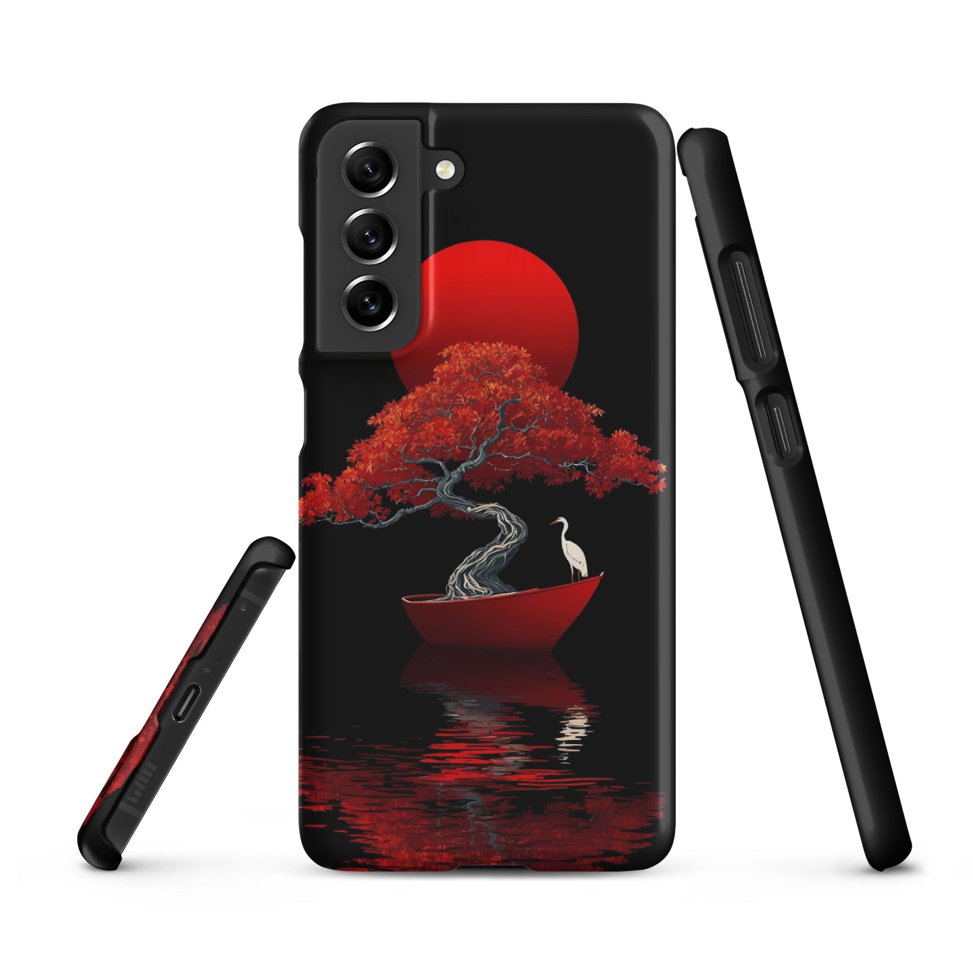 Foto di - Cover Resistente e Sottile Samsung - Compatibile con Ricarica Wireless - Red Moon Japan Style-Smartphone-Biiply