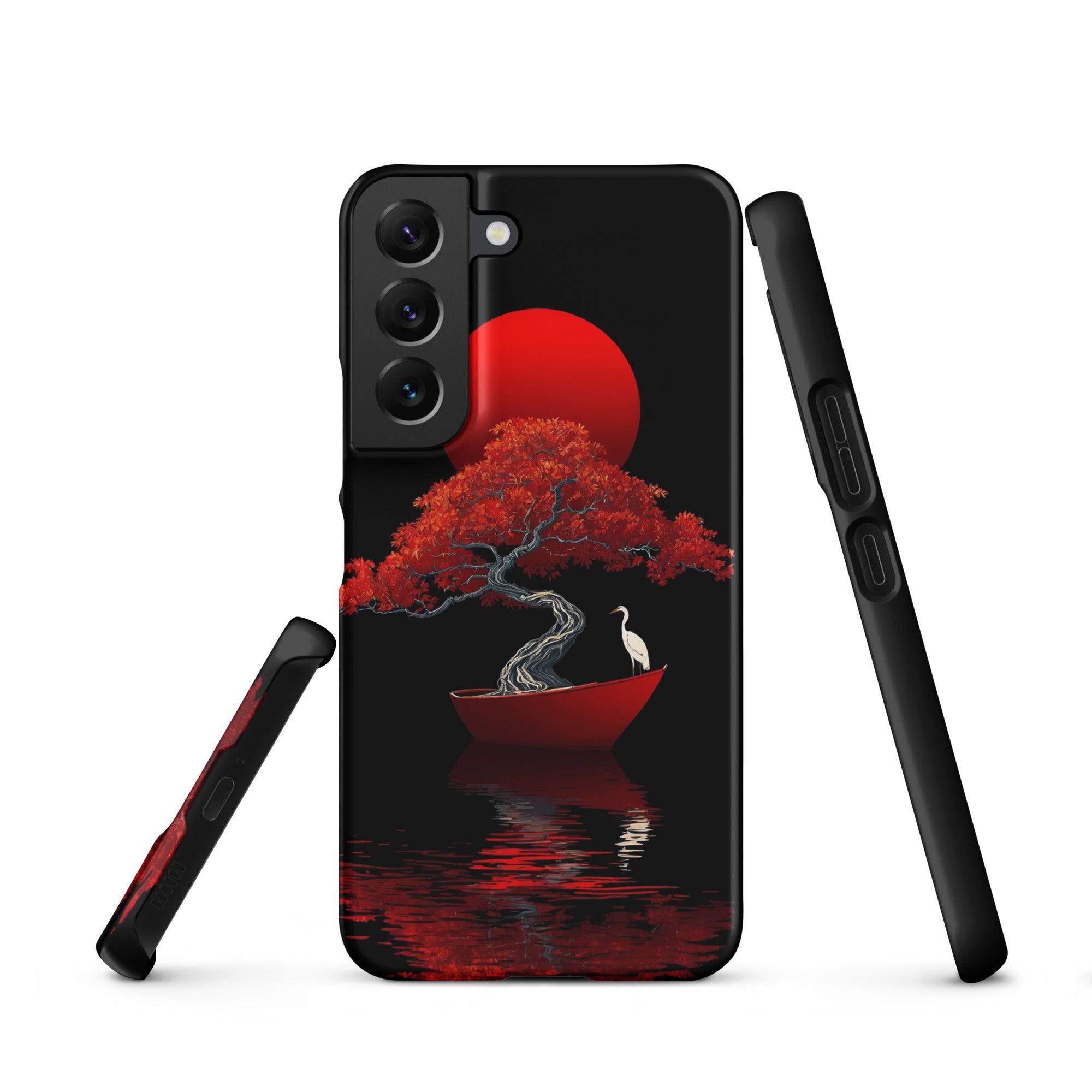 Foto di - Cover Resistente e Sottile Samsung - Compatibile con Ricarica Wireless - Red Moon Japan Style-Smartphone-Biiply