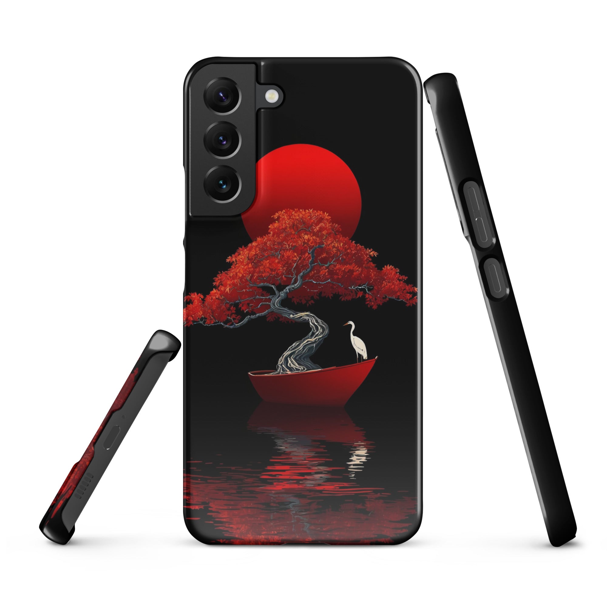 Foto di - Cover Resistente e Sottile Samsung - Compatibile con Ricarica Wireless - Red Moon Japan Style-Smartphone-Biiply