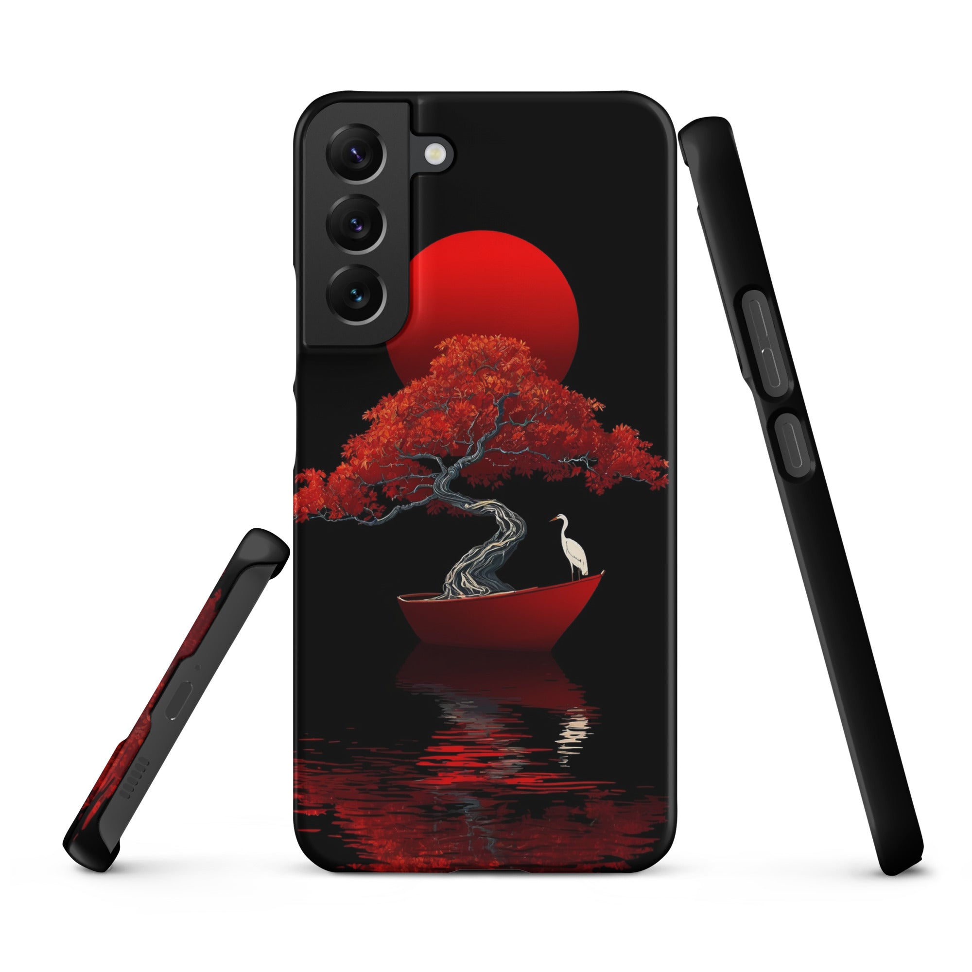 Foto di - Cover Resistente e Sottile Samsung - Compatibile con Ricarica Wireless - Red Moon Japan Style-Smartphone-Biiply