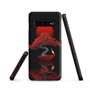 Foto di - Cover Resistente e Sottile Samsung - Compatibile con Ricarica Wireless - Red Moon Japan Style-Smartphone-Biiply