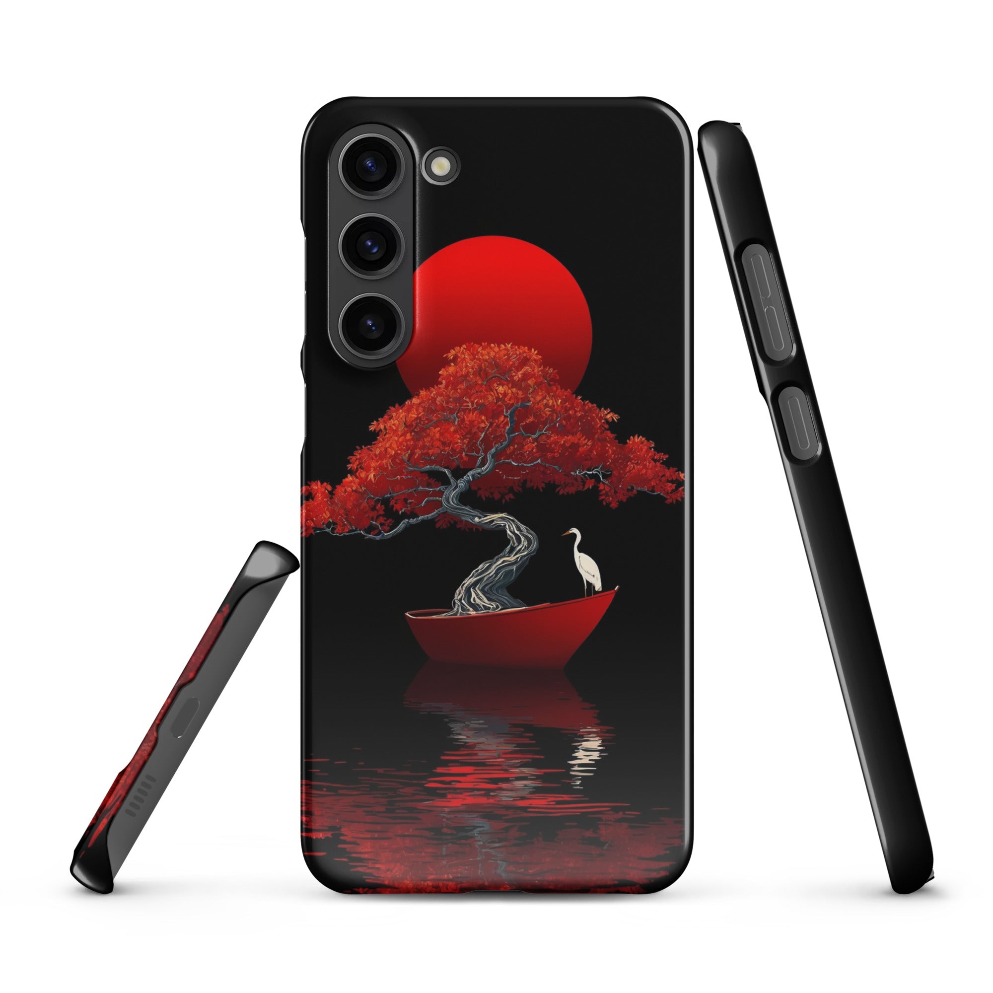 Foto di - Cover Resistente e Sottile Samsung - Compatibile con Ricarica Wireless - Red Moon Japan Style-Smartphone-Biiply