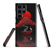 Foto di - Cover Resistente e Sottile Samsung - Compatibile con Ricarica Wireless - Red Moon Japan Style-Smartphone-Biiply