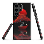 Foto di - Cover Resistente e Sottile Samsung - Compatibile con Ricarica Wireless - Red Moon Japan Style-Smartphone-Biiply