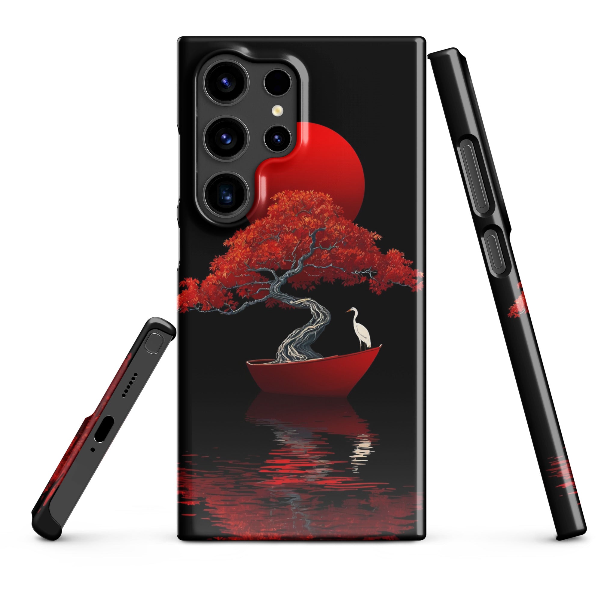 Foto di - Cover Resistente e Sottile Samsung - Compatibile con Ricarica Wireless - Red Moon Japan Style-Smartphone-Biiply