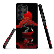 Foto di - Cover Resistente e Sottile Samsung - Compatibile con Ricarica Wireless - Red Moon Japan Style-Smartphone-Biiply