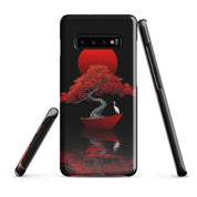 Foto di - Cover Resistente e Sottile Samsung - Compatibile con Ricarica Wireless - Red Moon Japan Style-Smartphone-Biiply