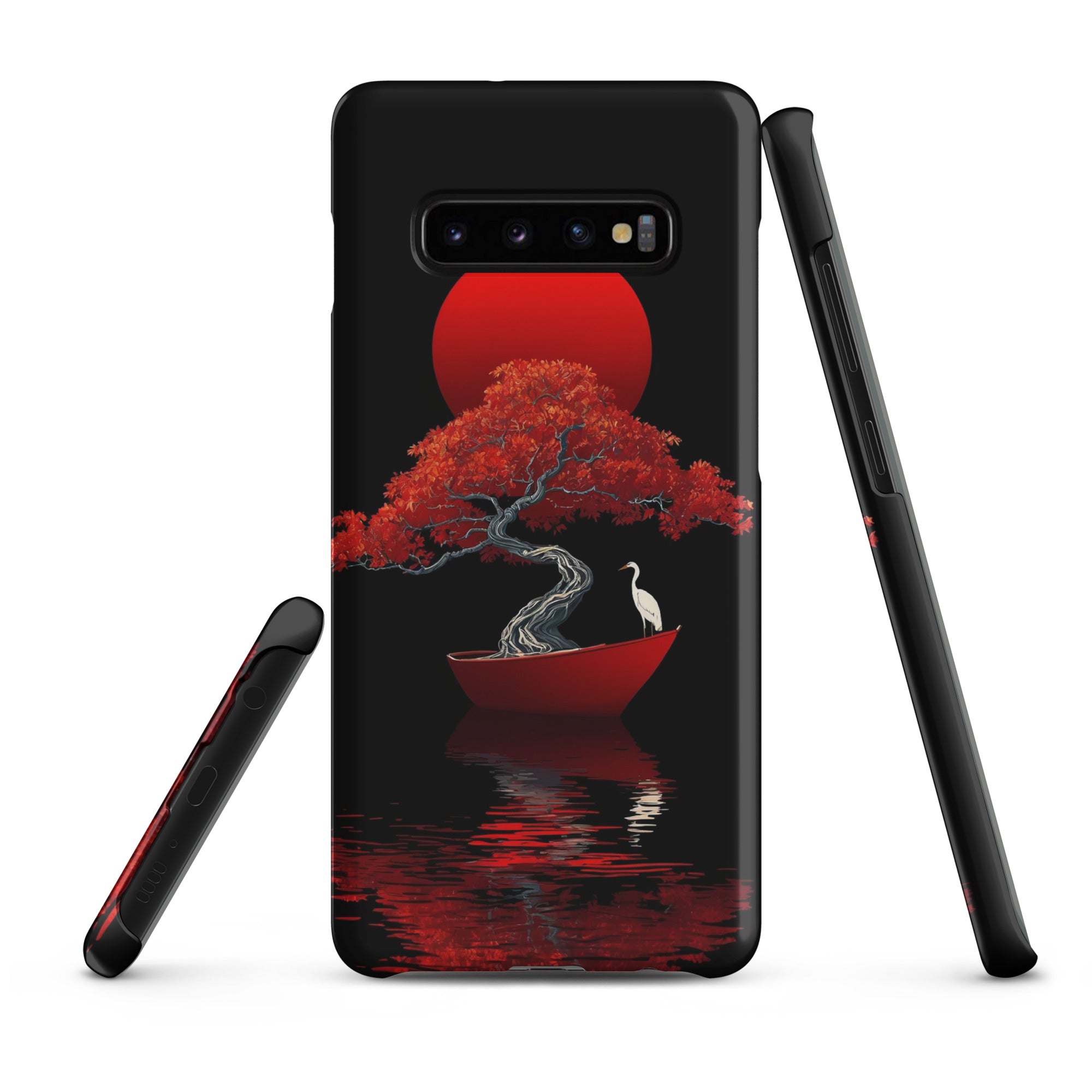 Foto di - Cover Resistente e Sottile Samsung - Compatibile con Ricarica Wireless - Red Moon Japan Style-Smartphone-Biiply