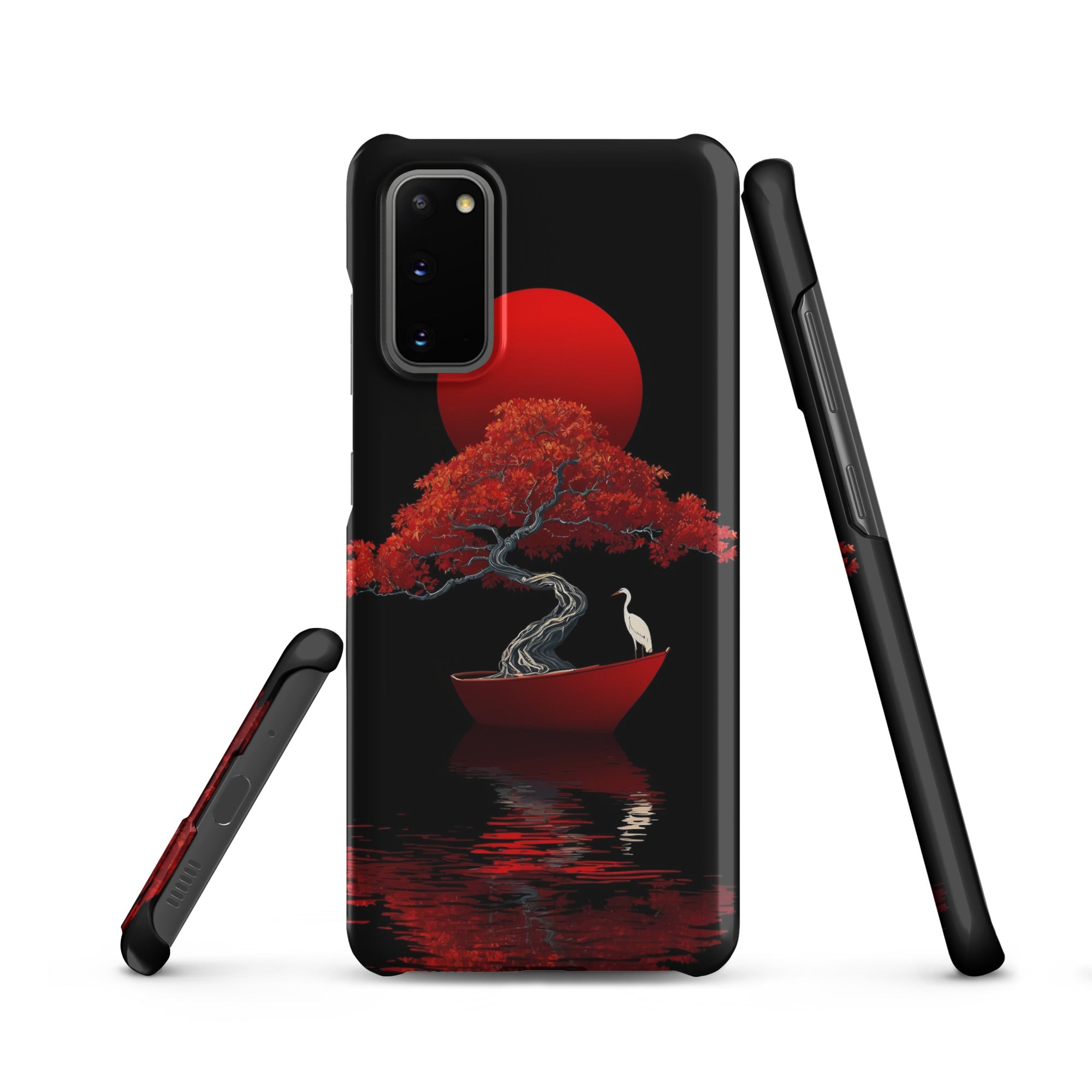 Foto di - Cover Resistente e Sottile Samsung - Compatibile con Ricarica Wireless - Red Moon Japan Style-Smartphone-Biiply