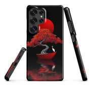 Foto di - Cover Resistente e Sottile Samsung - Compatibile con Ricarica Wireless - Red Moon Japan Style-Smartphone-Biiply
