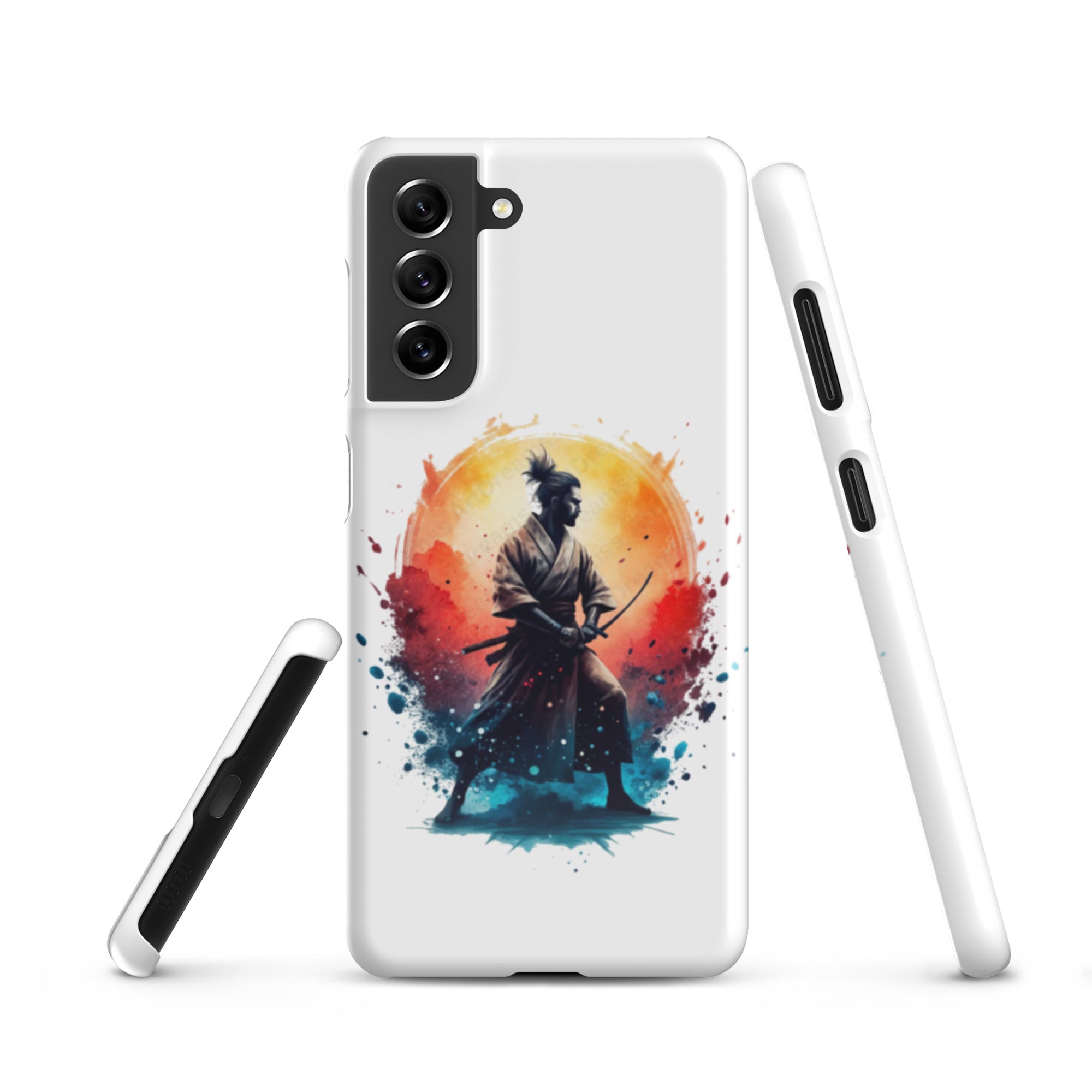 Foto di - Cover Resistente e Sottile Samsung - Compatibile con Ricarica Wireless - Samurai Giapponese-Smartphone-Biiply