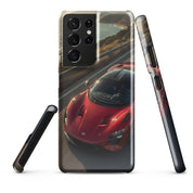 Foto di - Cover Resistente e Sottile Samsung - Compatibile con Ricarica Wireless - Supercar Rossa-Smartphone-Biiply