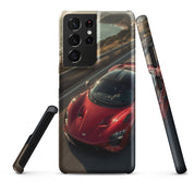 Foto di - Cover Resistente e Sottile Samsung - Compatibile con Ricarica Wireless - Supercar Rossa-Smartphone-Biiply