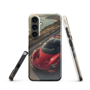 Foto di - Cover Resistente e Sottile Samsung - Compatibile con Ricarica Wireless - Supercar Rossa-Smartphone-Biiply