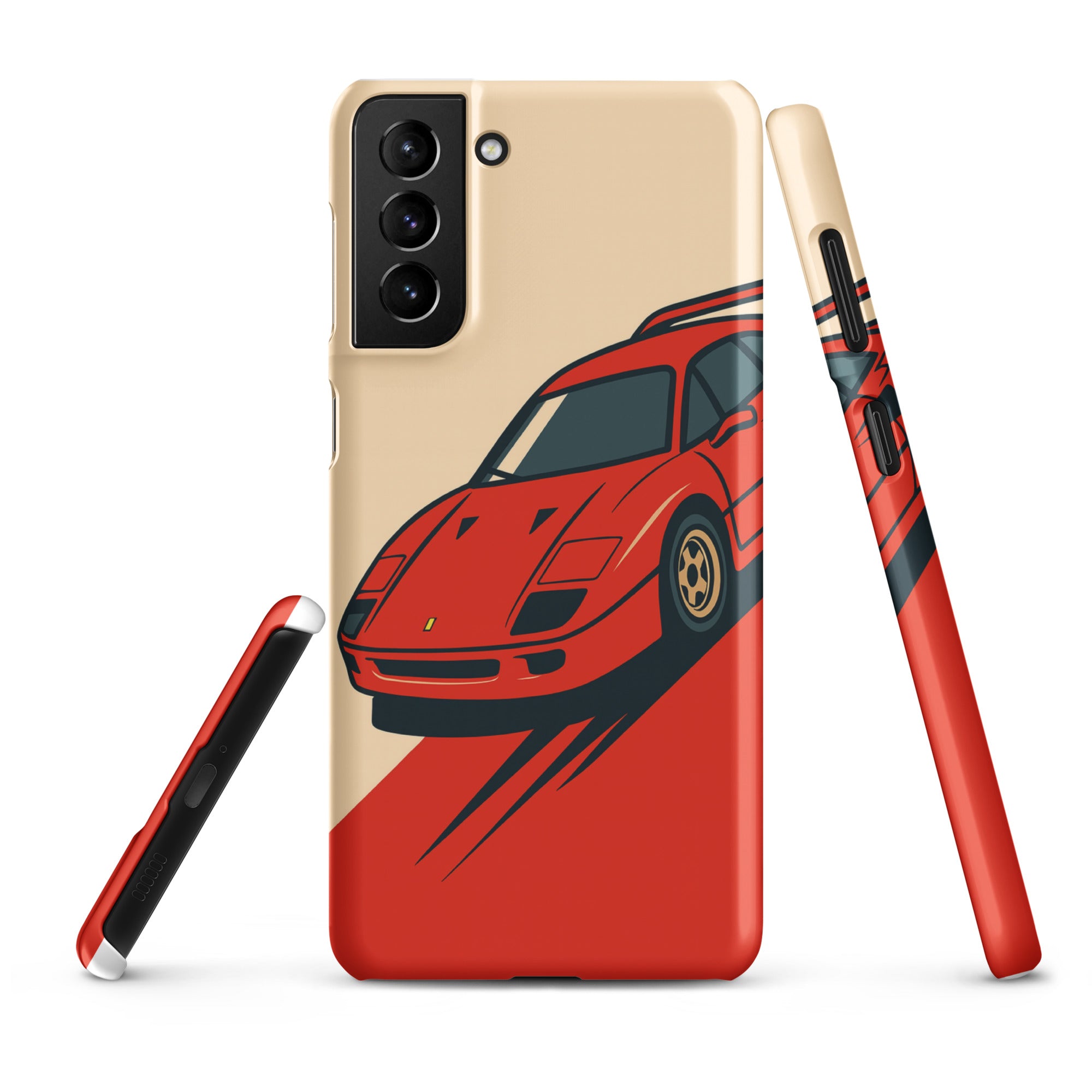 Foto di - Cover Resistente e Sottile Samsung - Compatibile con Ricarica Wireless - Testa Rossa-Smartphone-Biiply