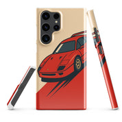 Foto di - Cover Resistente e Sottile Samsung - Compatibile con Ricarica Wireless - Testa Rossa-Smartphone-Biiply