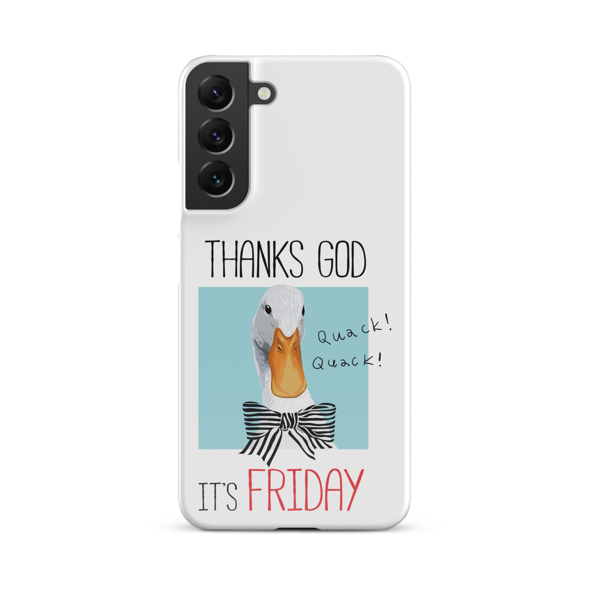 Foto di - Cover Resistente e Sottile Samsung - Compatibile con Ricarica Wireless - Thanks God It's FRIDAY-Smartphone-Biiply