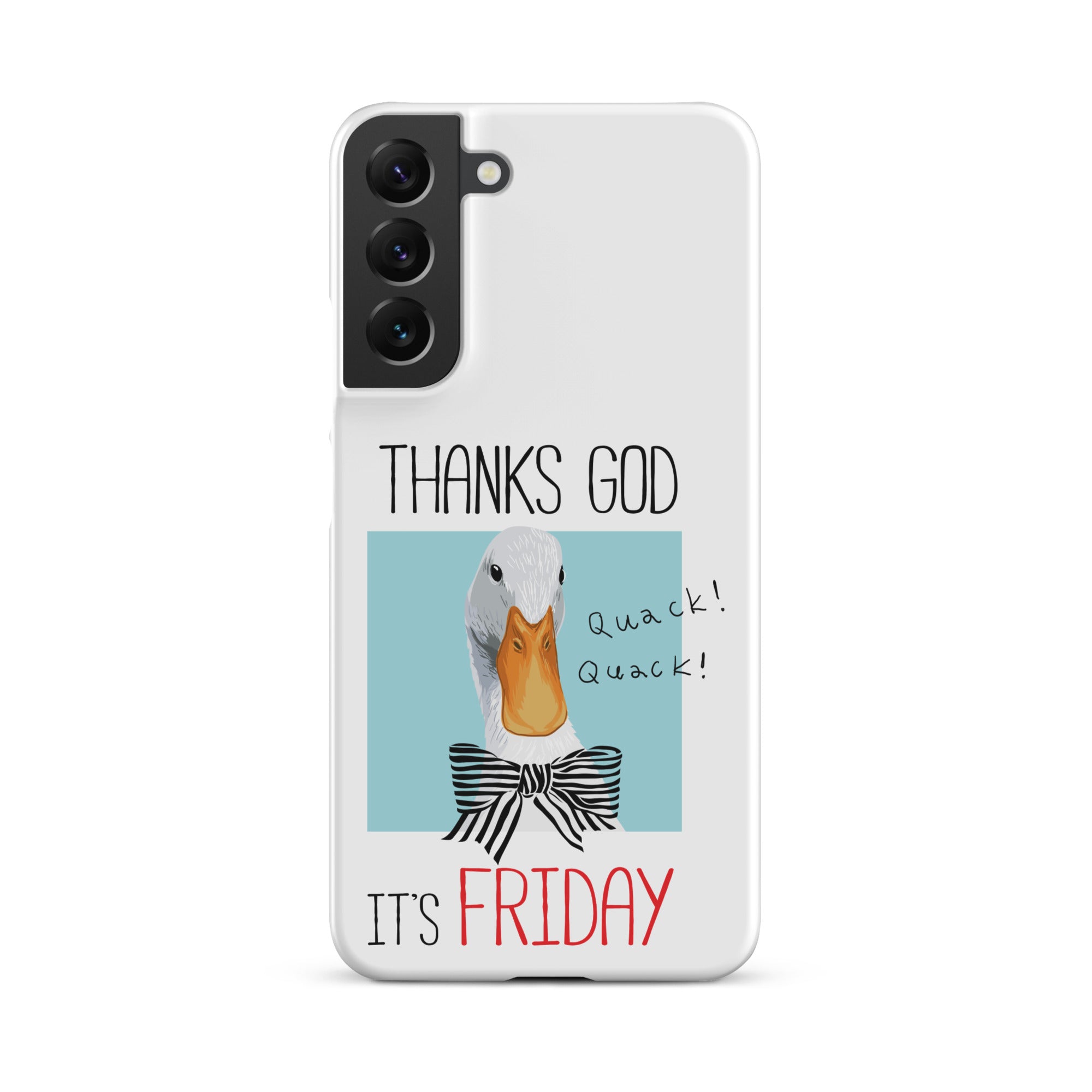 Foto di - Cover Resistente e Sottile Samsung - Compatibile con Ricarica Wireless - Thanks God It's FRIDAY-Smartphone-Biiply