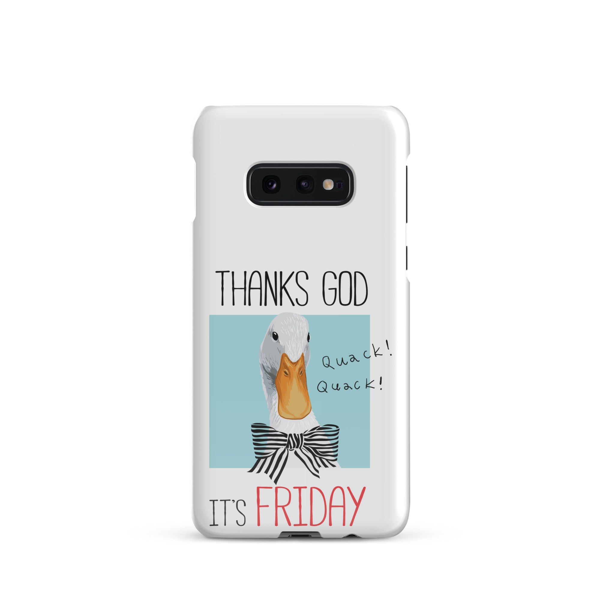 Foto di - Cover Resistente e Sottile Samsung - Compatibile con Ricarica Wireless - Thanks God It's FRIDAY-Smartphone-Biiply