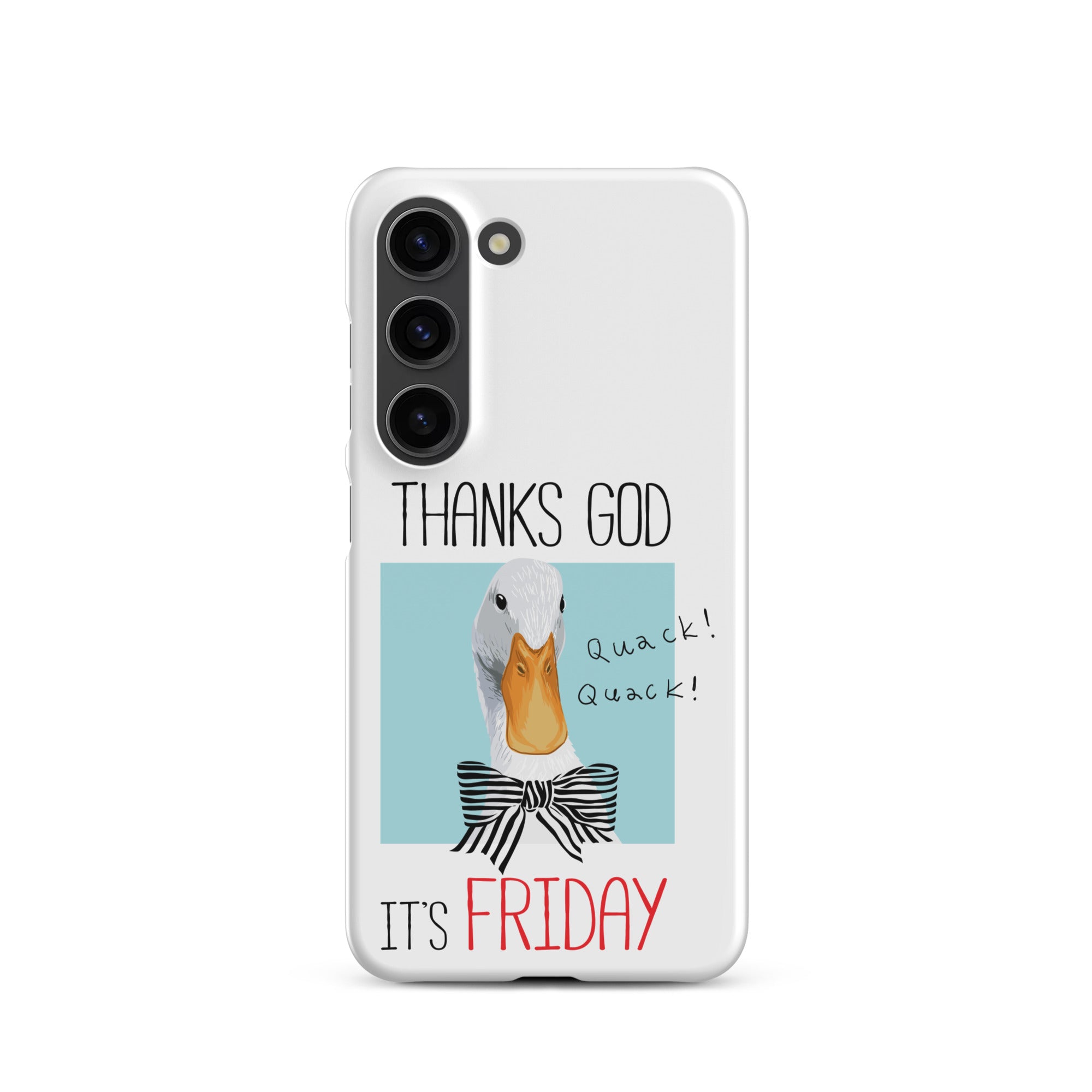 Foto di - Cover Resistente e Sottile Samsung - Compatibile con Ricarica Wireless - Thanks God It's FRIDAY-Smartphone-Biiply