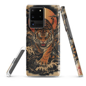Foto di - Cover Resistente e Sottile Samsung - Compatibile con Ricarica Wireless - Tigre Giapponese-Smartphone-Biiply