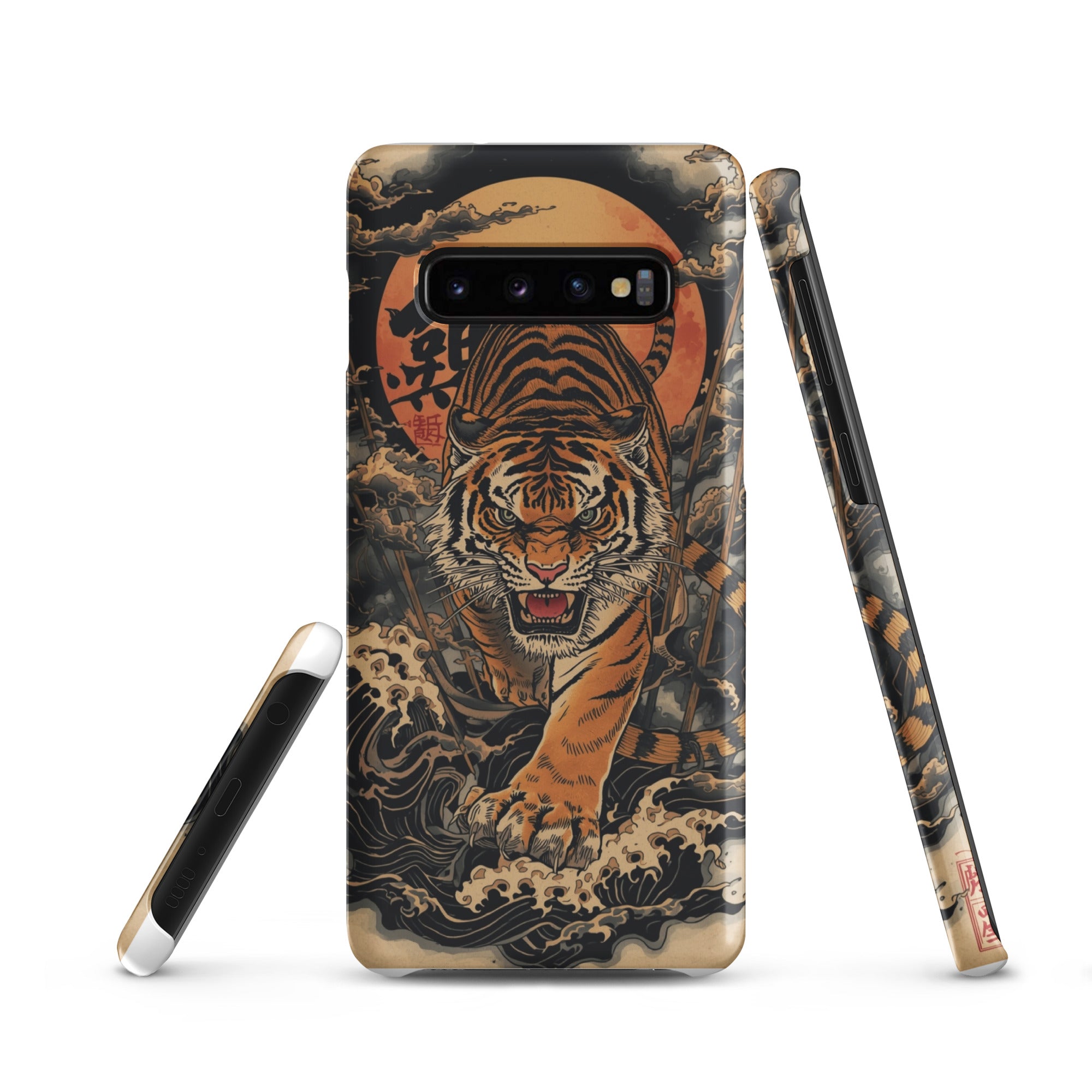 Foto di - Cover Resistente e Sottile Samsung - Compatibile con Ricarica Wireless - Tigre Giapponese-Smartphone-Biiply